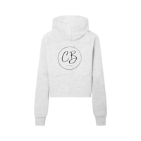 CB Cropped Half-Zip Hoodie