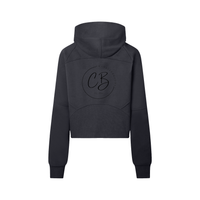 CB Cropped Half-Zip Hoodie